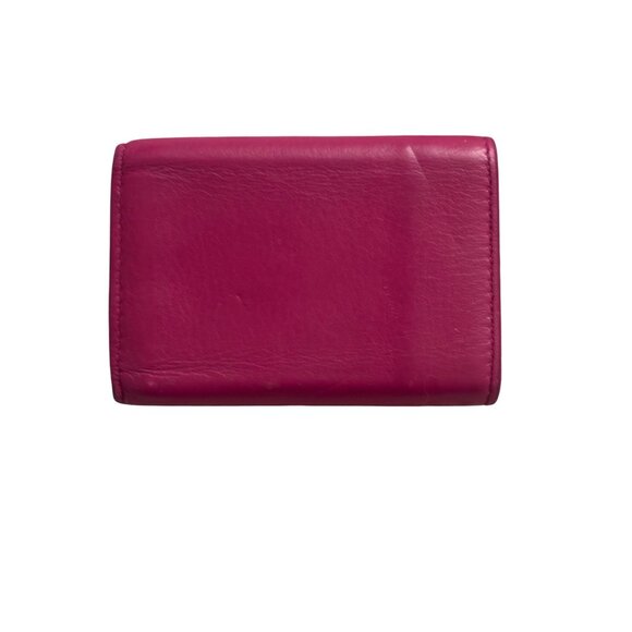 Balenciaga Pink Leather Envelope Card Holder Wallet With Box - Picture 3 of 8